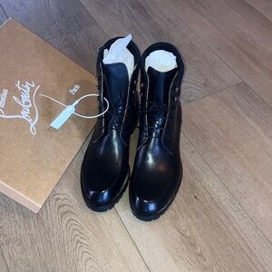 Christian Louboutin Sleek Black Men's Boots